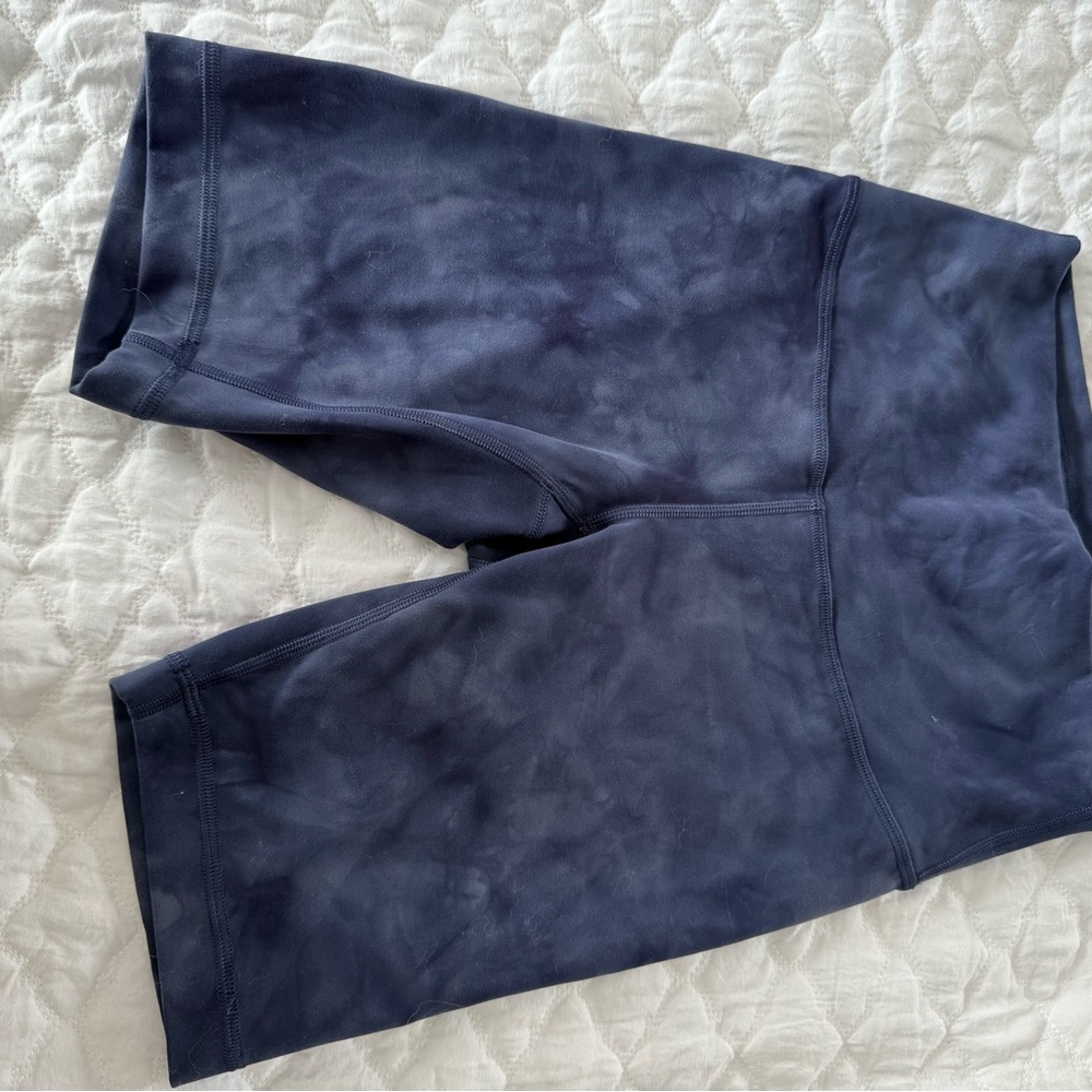 Stylish Navy Blue Athletic Shorts